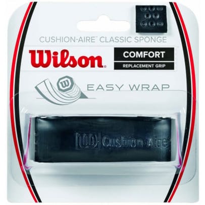 Wilson Cushion-Aire Classic Contour Racket Replacement Grip, Black