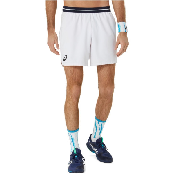 Asics Match 7" White Men's Tennis Shorts 