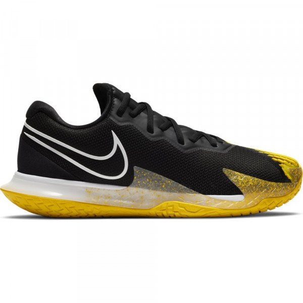 Nike Air Zoom Vapor Cage 4 HC Black / Speed Yellow Men's Shoe | Tennis