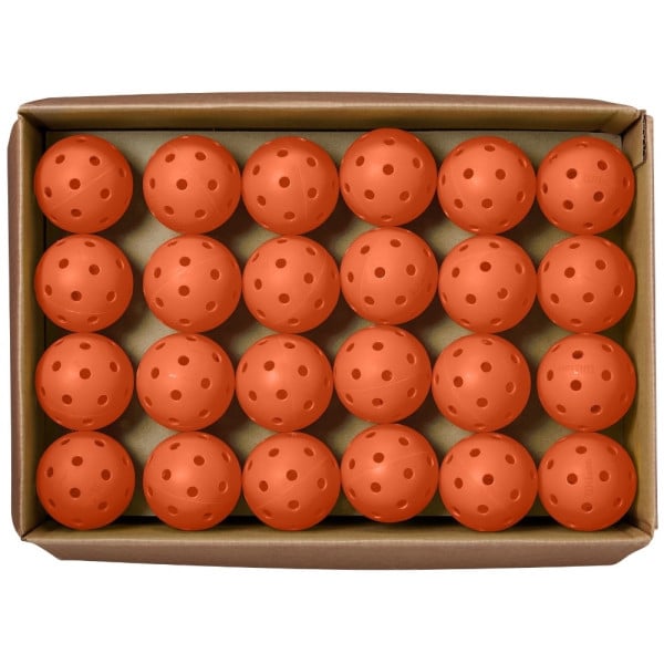 Wilson TRU32 Box of Indoor Pickleball Balls (48 Pack Orange)