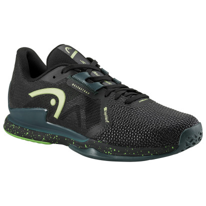 Head Sprint Pro 3.5 SF (AC) Black/Green Men's Tennis Shoe