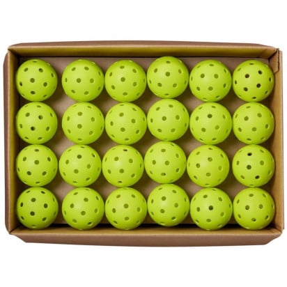 Wilson TRU32 Box of Outdoor Pickleball Balls (48 Pack Yellow)