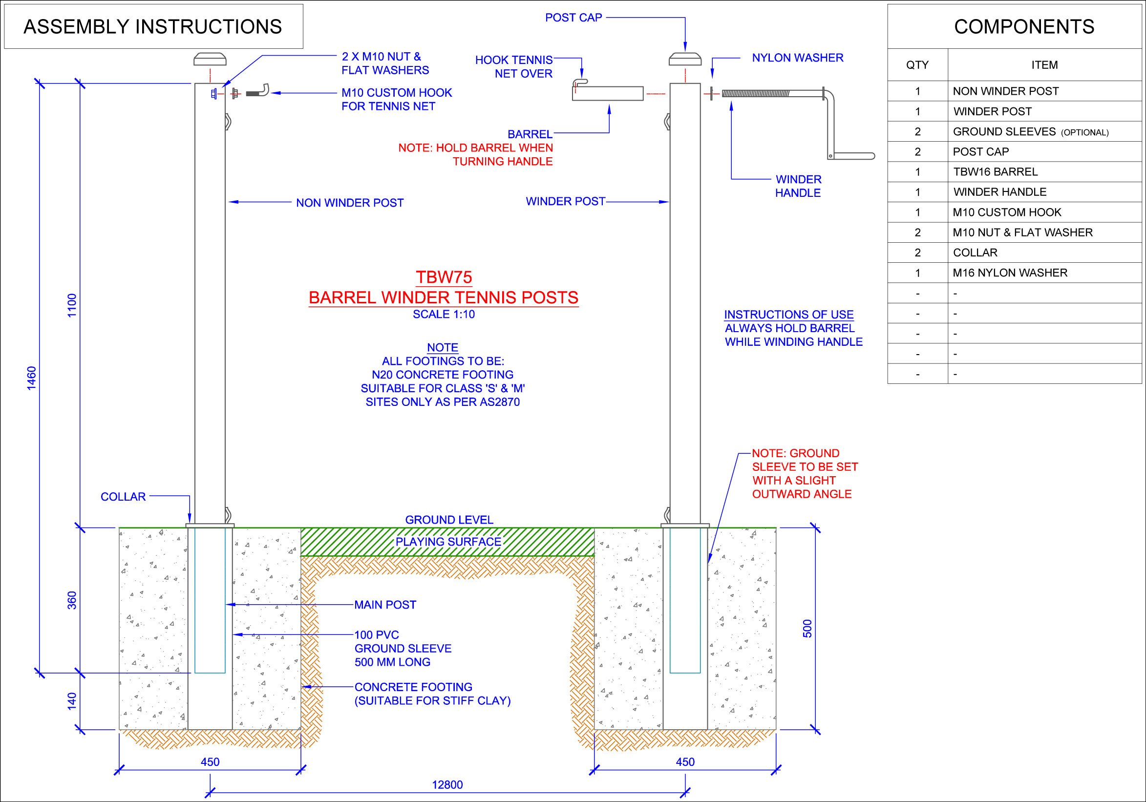 External Winder Installation Instructions